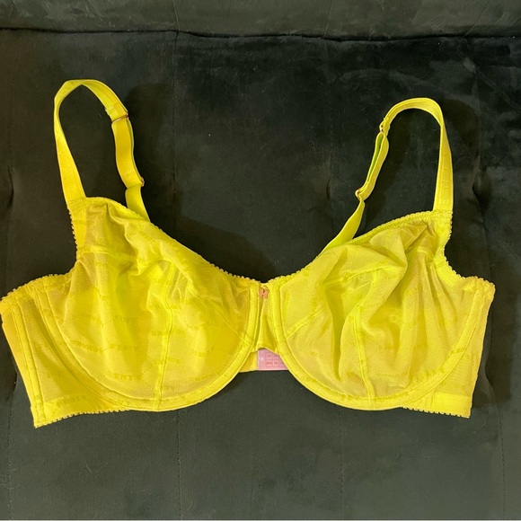 Savage Fenty Sheer Unlined Neon Bra - Picture 2 of 5